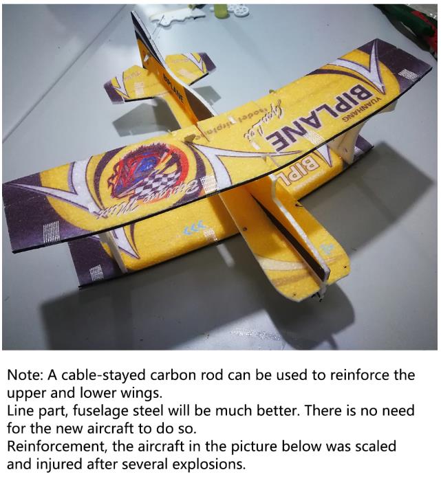 Mini-biplane-Hornet-400mm-Wingspan-3D-Aerobatic-Fixed-wing-RC-Airplane-Aircraft-Epp-D-Board-Indoor-O-1448831-9