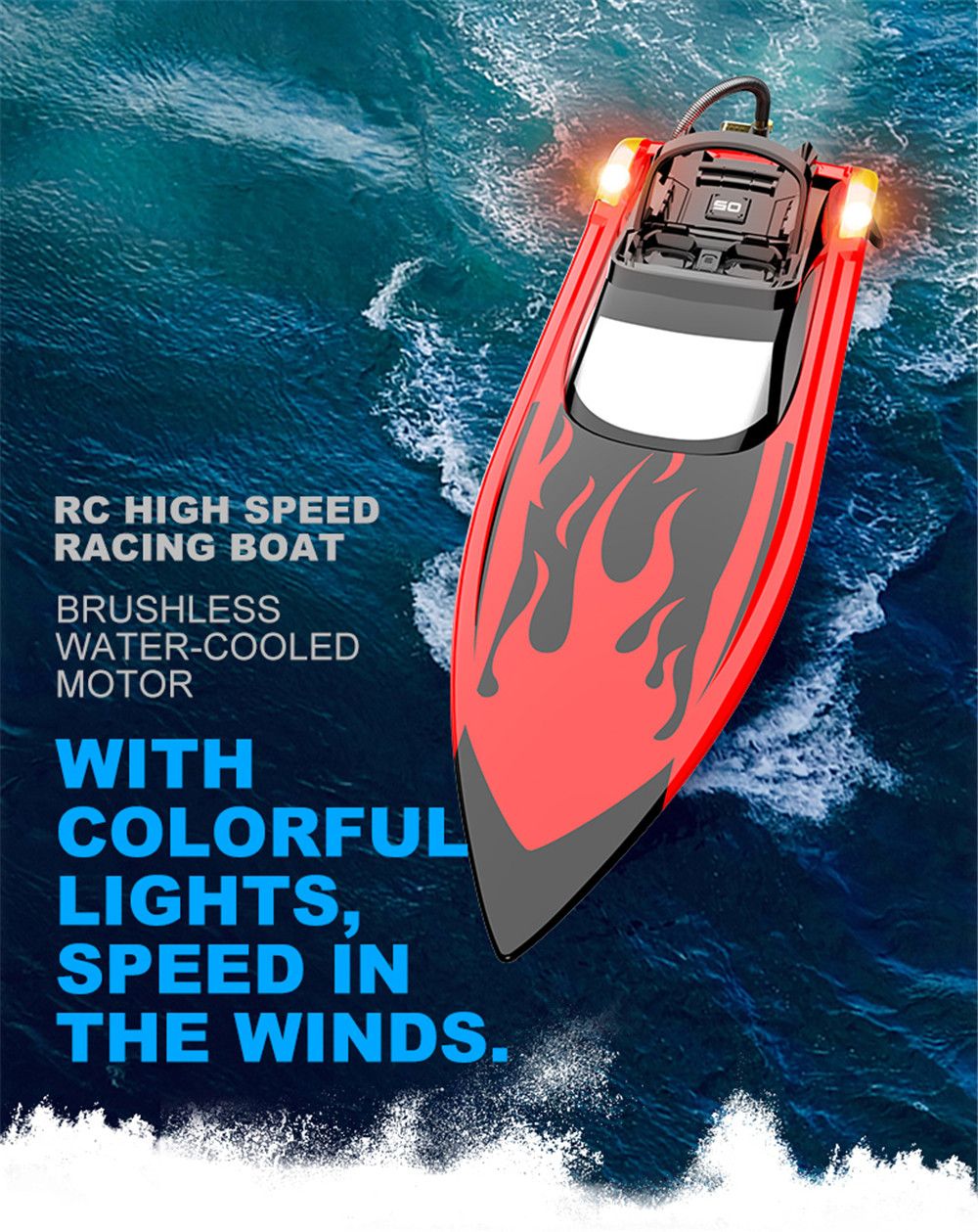 Eachine-EBT05-RTR-24G-4CH-40kmh-Brushless-High-Speed-RC-Boat-Length-57cm-Vehicles-Models-w-Capsize-W-1911182-1