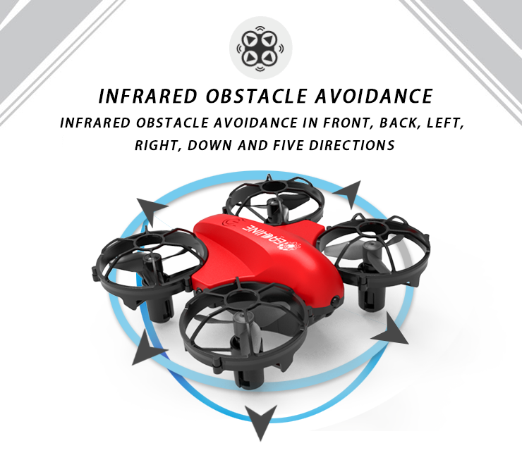 Eachine-E008-Mini-24G-4CH-6-Axis-Headless-Mode-Infrared-Obstacle-Avoidance-RC-Drone-Quadcopter-RTF-1874665-2