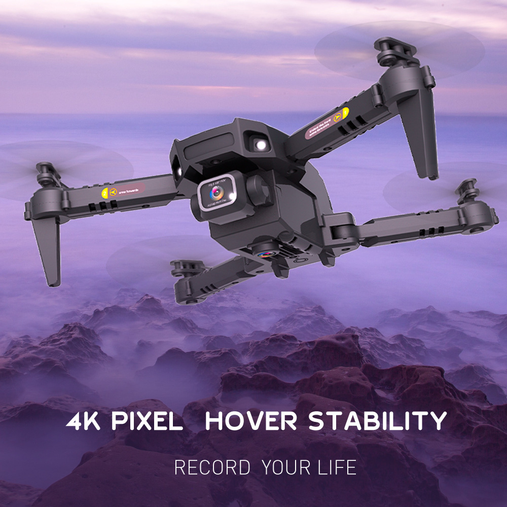 HJ78-Mini-WiFi-FPV-with-4K-HD-Dual-Camera-Altitude-Hold-Mode-Foldable-RC-Drone-Quadcopter-RTF-1863510-2
