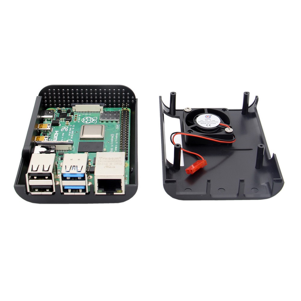 Black--Transparent-Protective-ABS-Case-Support-Cooling-Fan-for-Raspberry-Pi-4-Model-B-1544387-3