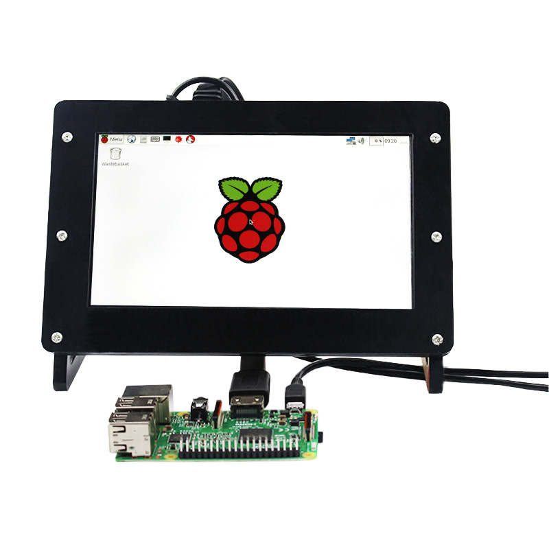 Caturda-C1034-7-Inch--Screen-Split-Style--Acrylic-Protect-Cover-fits-C0960-for-Raspberry-Pi-1718224-7