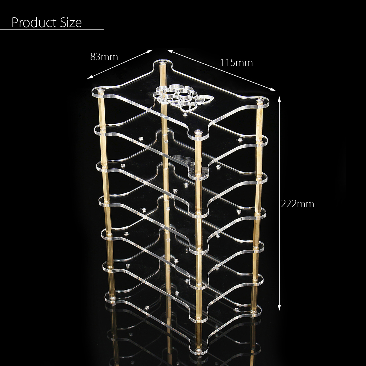 Clear-Acrylic-6-Layer-Cluster-Case-Shelf-Stack-For-Raspberry-Pi-432-B-and-B-1156929-3