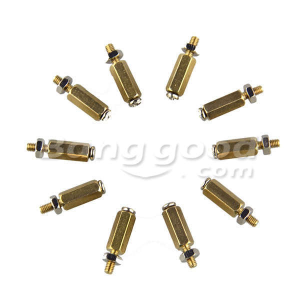 DIY-11MM-Hexagon-Brass-Cylinder--Screw--Nut-Kits-For-Raspberry-Pi-985892-1