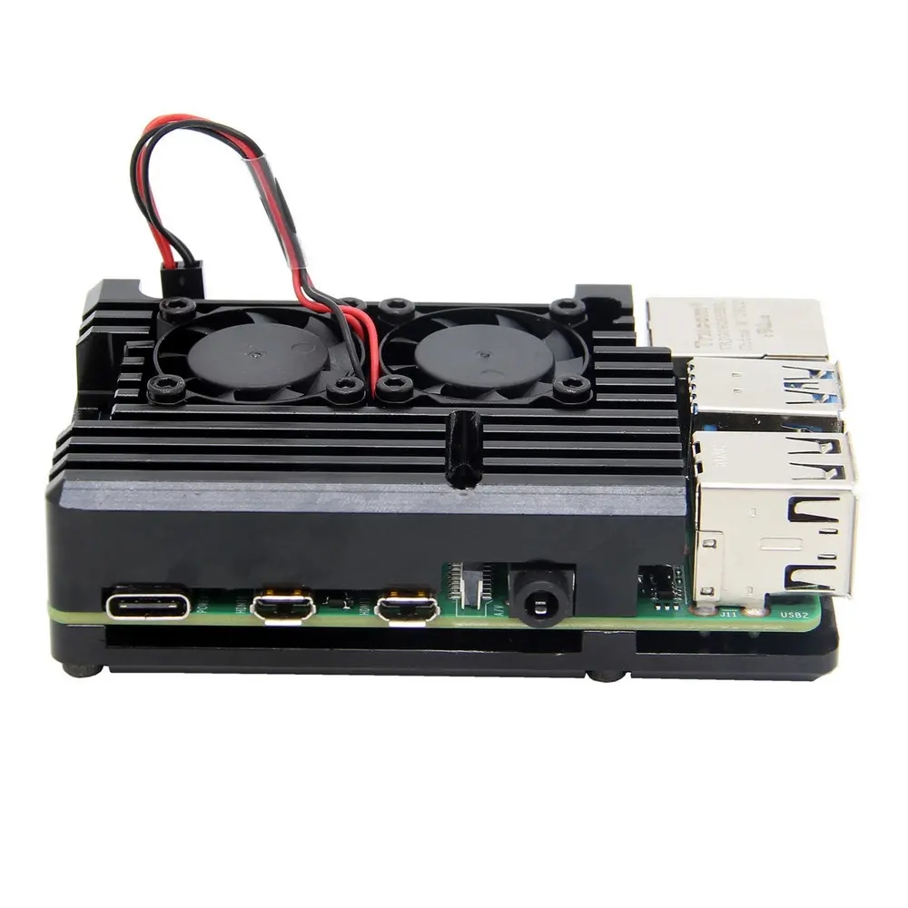 YAHBOOM-Armor-Aluminum-Alloy-Case-Protective-Shell-Metal-Enclosure-with-Dual-Fan-for-Raspberry-Pi-4--1777192-4