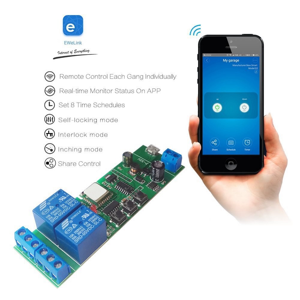 EACHEN-WiFi-2-way-Relay-Module-Self-LockingInterlock-Switch-Module-Works-with-Amazon-Alexa-Google-Ho-1849098-3