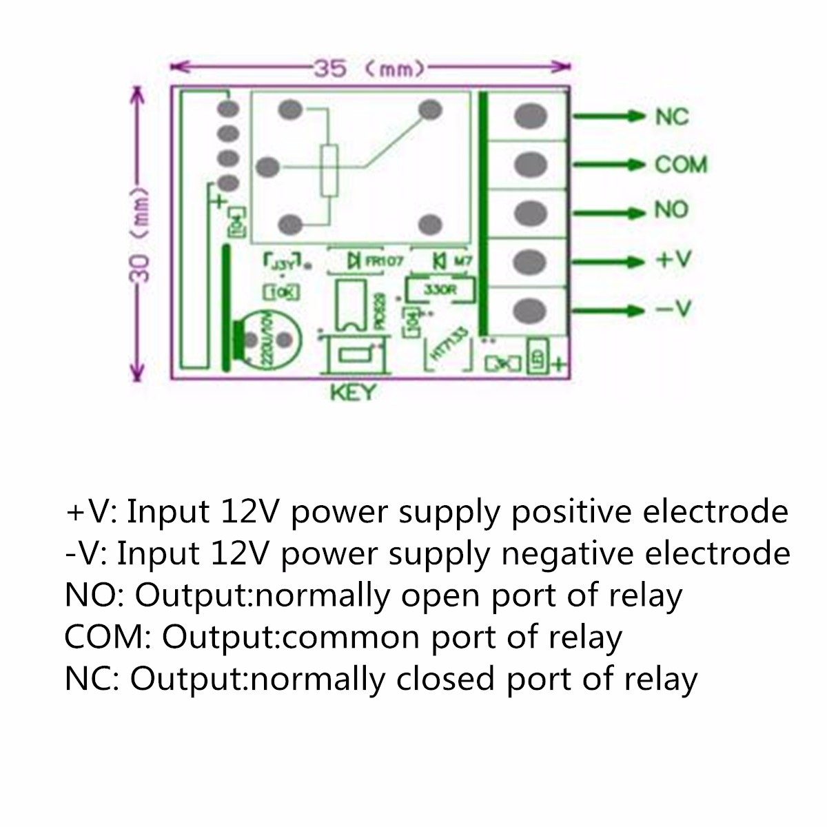 Geekcreitreg-DC12V-10A-1CH-433MHz-Wireless-Relay-RF-Remote-Control-Switch-Receiver-1096170-3