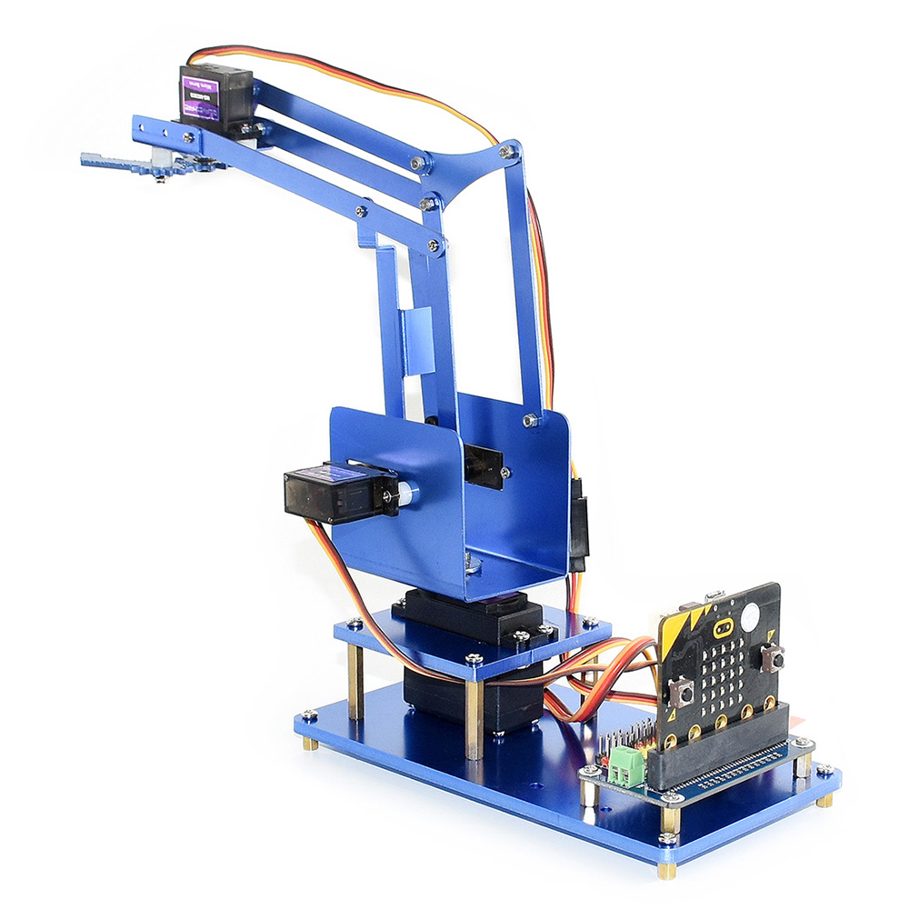 Waveshare-DIY-Microbit-Metal-4DOF-RC-Robot-Arm-Kit-With-Digital-Servos-1467174-3