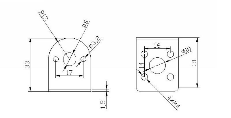 25mm-Metal-Gear-Motor-Support-Bracket-Motor-Fixed-Mount-1171586-3