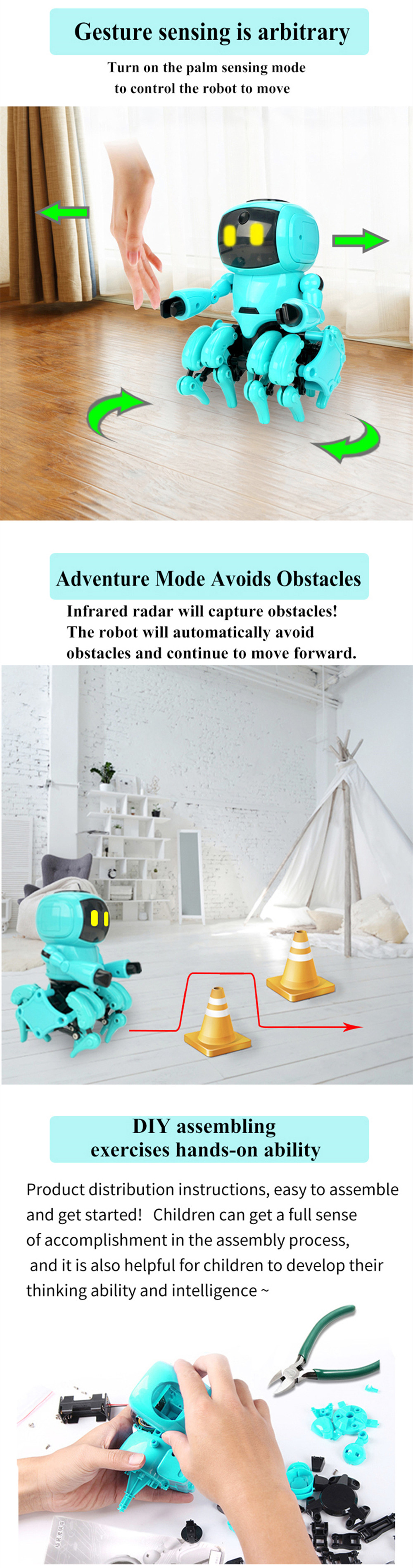 Mofun-962-DIY-STEAM-8-Legged-Smart-RC-Robot-Gesture-Sensing-Infrared-Following-Obstacle-Avoidance-As-1600692-2