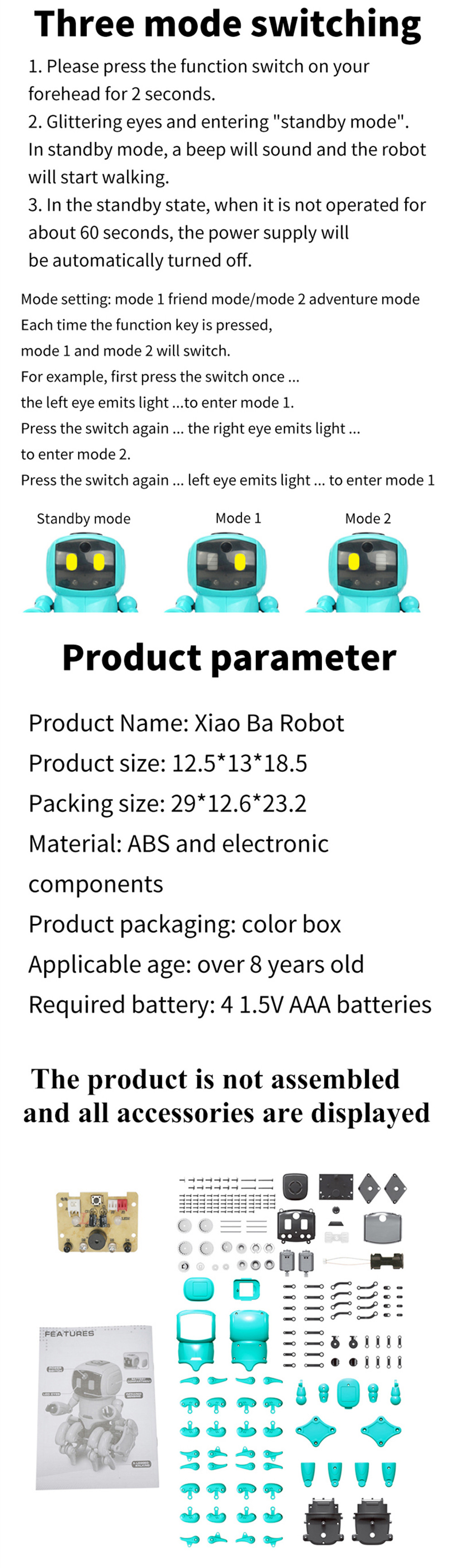 Mofun-962-DIY-STEAM-8-Legged-Smart-RC-Robot-Gesture-Sensing-Infrared-Following-Obstacle-Avoidance-As-1600692-3