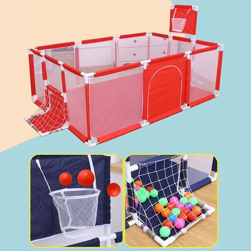 Baby Playpen for Children Playground Baby Furniture Bed Barriers Safety Folding Baby Park Baby Crib Indoor Baby Safety Fences