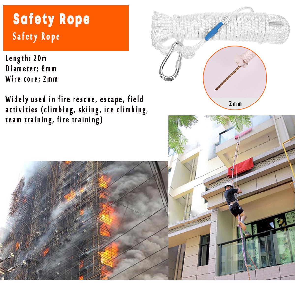 Fire-Emergency-Survival-Kits-Safety-Rope-Whistle-Home-Spare-Fire-Escape-Package-Outdoor-Rescue-Tools-1545533-2