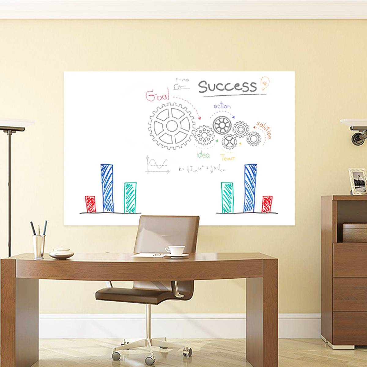Self-adhesive-Whiteboard-Sticker-Waterproof-Movable-Kid-Erasable-Roll-Up-Message-Wall-Table-Sticker-1626767-3