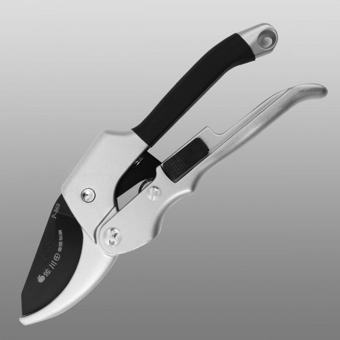 Power-Drive-Ratchet-Anvil-Fruit-Tree-Hand-Pruning-Shears-Scissor-Cutter-Gardening-Tools-1309061-2