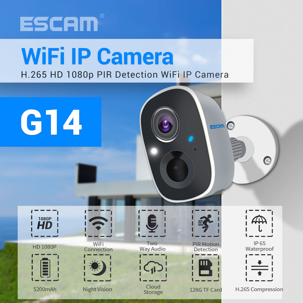 ESCAM-G14-H265-1080P-Full-HD-AI-Recognition-PIR-Alarm-Cloud-Storage-WiFi-Camera-Built-in-5200mAH-Rec-1941023-1