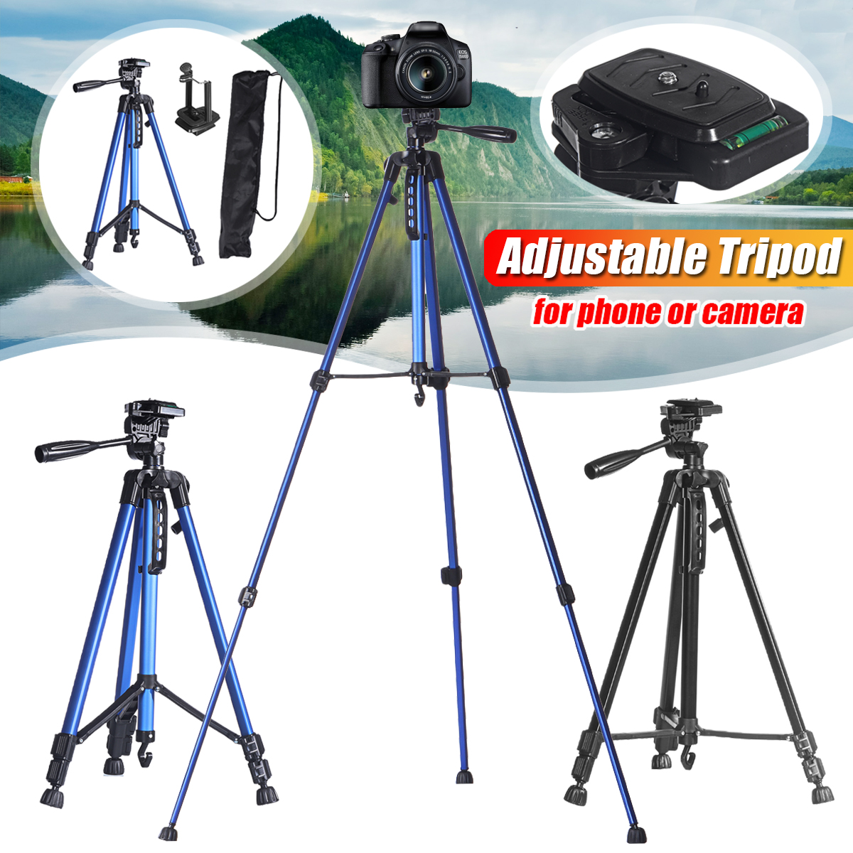 Extendable-Adjustable-Tripod-Stand-Mount-Holder-Clip-Bracket-For-Phone-Camera-1698536-1