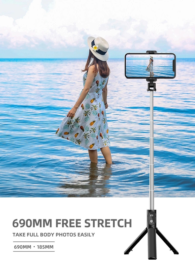 Bakeey-P30-bluetooth-Telescopic-Bracket-Universal-Portable-Flexible-Selfie-Stick-Tripod-with-Remote--1815795-4