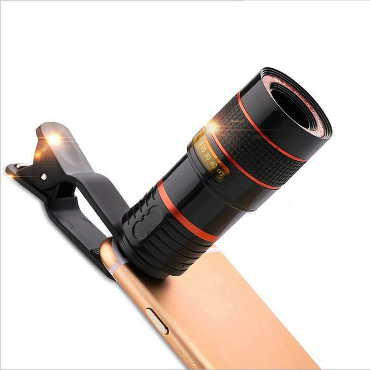 All-in-1-Phone-Camera-Lens-8X-Telescope-Selfie-Stick-Tripod-bluetooth-Remote-Kit-1428987-2