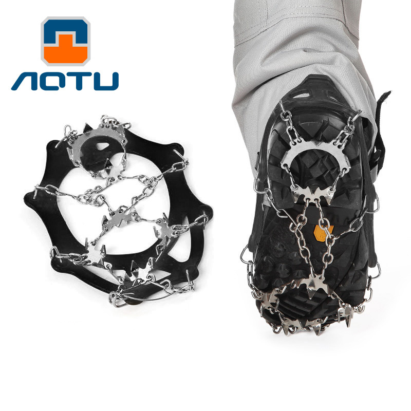 AOTU-AT8608-Snow-Grip-Spike-Ice-Shoes-Boots-Anti-slip-18-teeth-Climbing-Crampons-Grippers-for-Ski-1201108-1