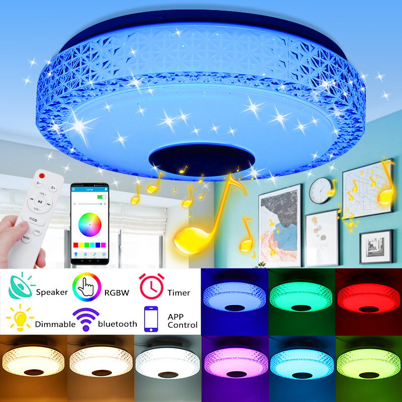 220V-RGB-LED-Music-Ceiling-Lamp-Dimmable-bluetooth-APPRemote-Control-Kitchen-Bedroom-1800285-1