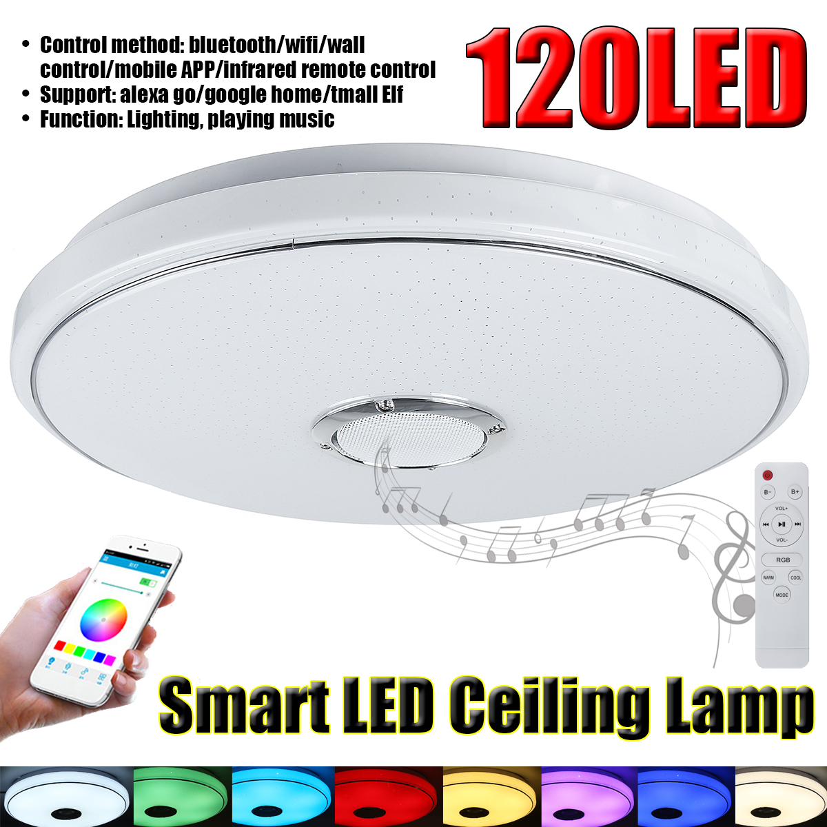 40cm-48W-Wifi-RGB-LED-Bluetooth-Play-Music-Smart-Ceiling-Light-Dimmable-APP-Intelligent-Voice-Remote-1744300-1