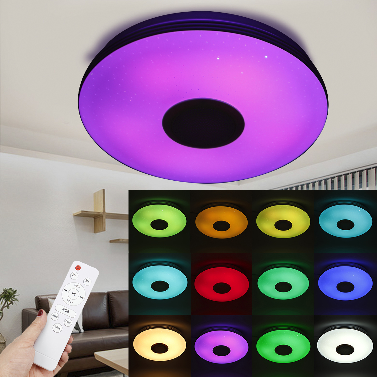 85-265V-30CM-LED-Ceiling-Light-RGB-bluetooth-Music-Dimmable-Lamp-APP--Remote-Controller-1829546-11