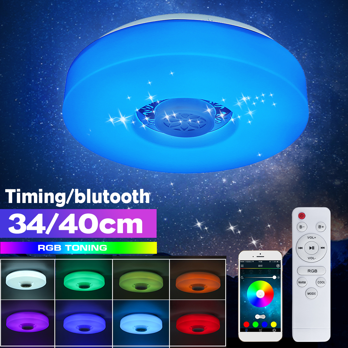 Bluetooth-LED-Ceiling-Light-RGB-3D-Surround-Sound-Music-Dimmable-Lamp-APP-Remote-1720660-1