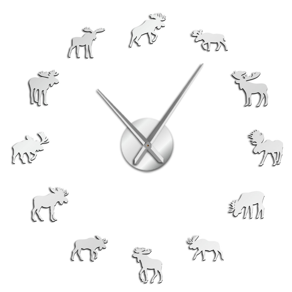 47-Inch-Wildlife-Moose-DIY-Giant-Wall-Clock-Moose-Silhouette-Decorative-Frameless-Wall-Watch-Modern--1614655-2