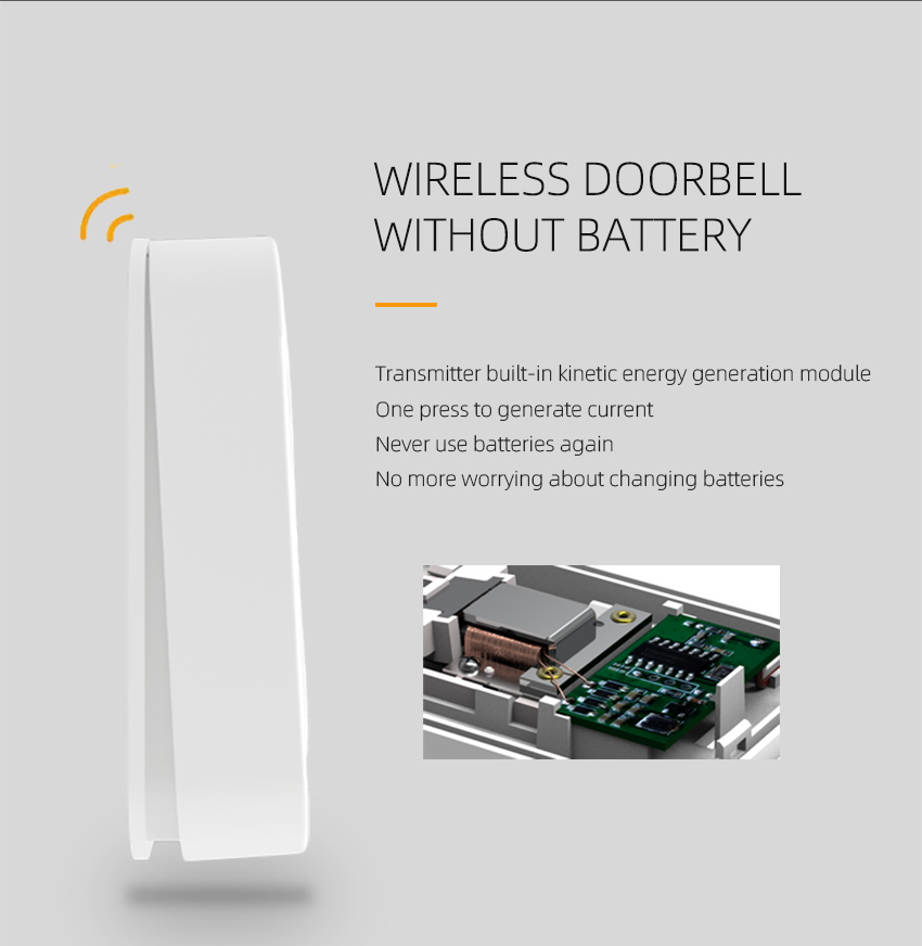 Bakeey-ML-A2-433MHz-Wireless-Pressing-Self-powered-Doorbell-Long-Distance-Waterproof-Elderly-Pager-F-1796125-3