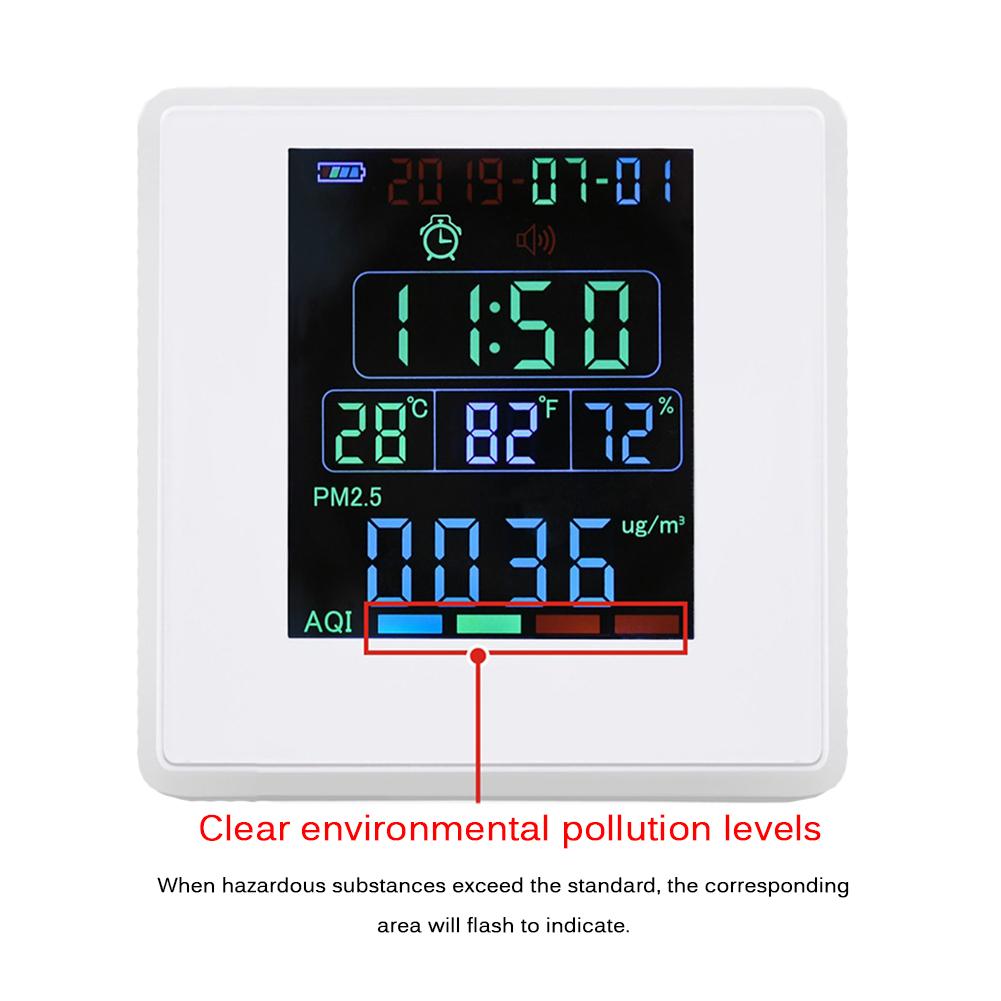 Bakeey-PM-25-Formaldehyde-Digital-HCHO-TVOC-Air-Quality-Analysis-Tester-Home-Smog-Meter-PM25-PM10-PM-1842302-5