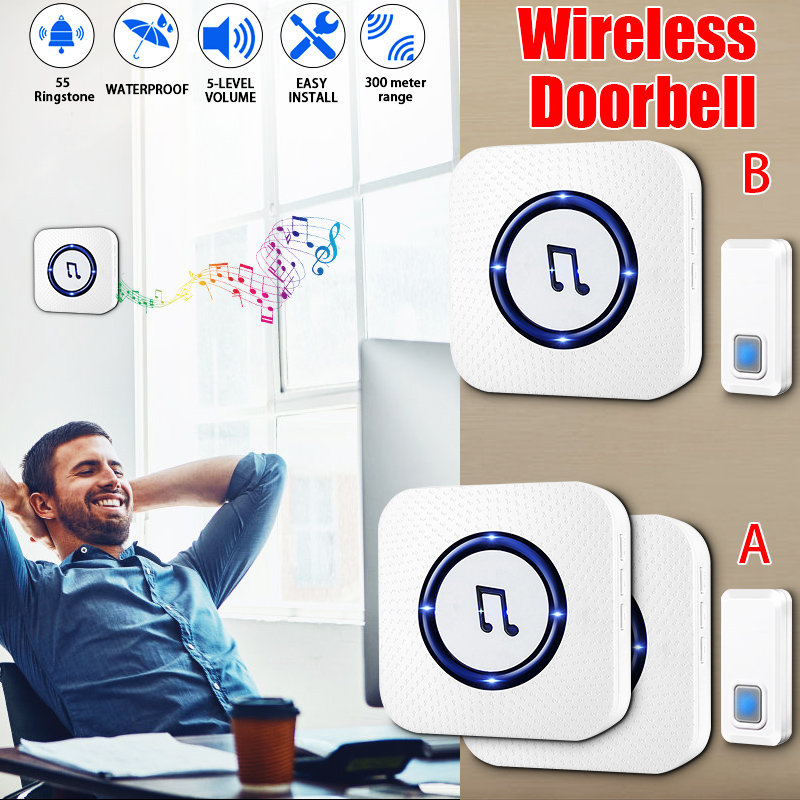 Wireless-Chime-Door-Bell-Waterproof-55-Ringtone-300M-Range-Alarm-Doorbell-IP55-1403897-1