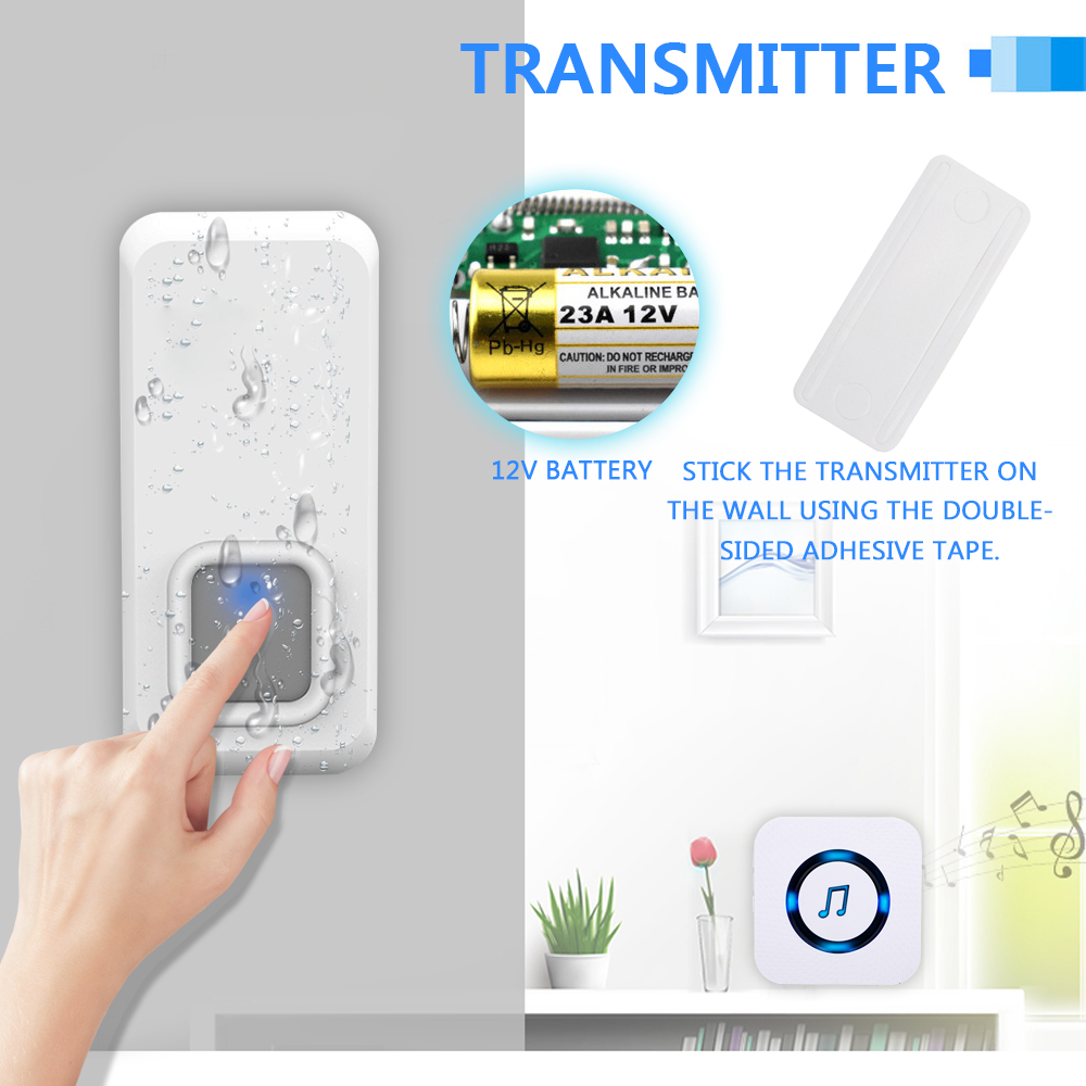 Wireless-Chime-Door-Bell-Waterproof-55-Ringtone-300M-Range-Alarm-Doorbell-IP55-1403897-5