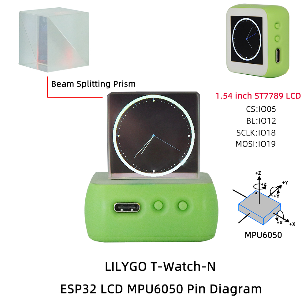 LILYGOreg-TTGO-T-WATCH-N-Programable-ESP32-LCD-MPU6050-Beam-Splitter-Prism-Desktop-Transparent-Small-1903810-2