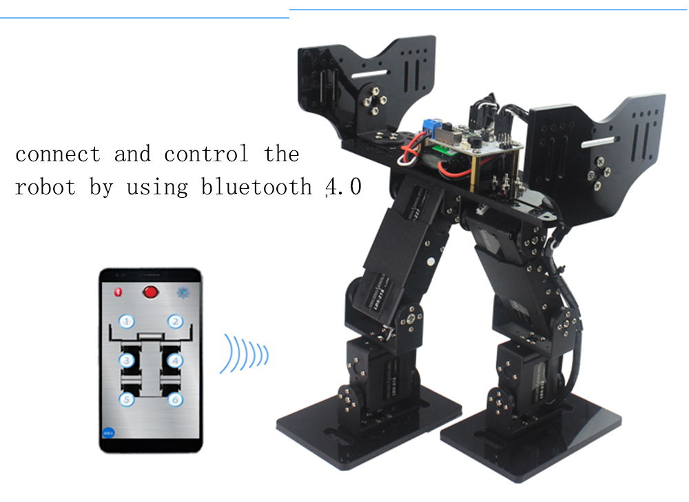 LOBOT-6DOF-RC-Robot-Walking-Turn-Somersault-Programmable-APP-bluetooth-Control-Robot-Kit-1408942-9