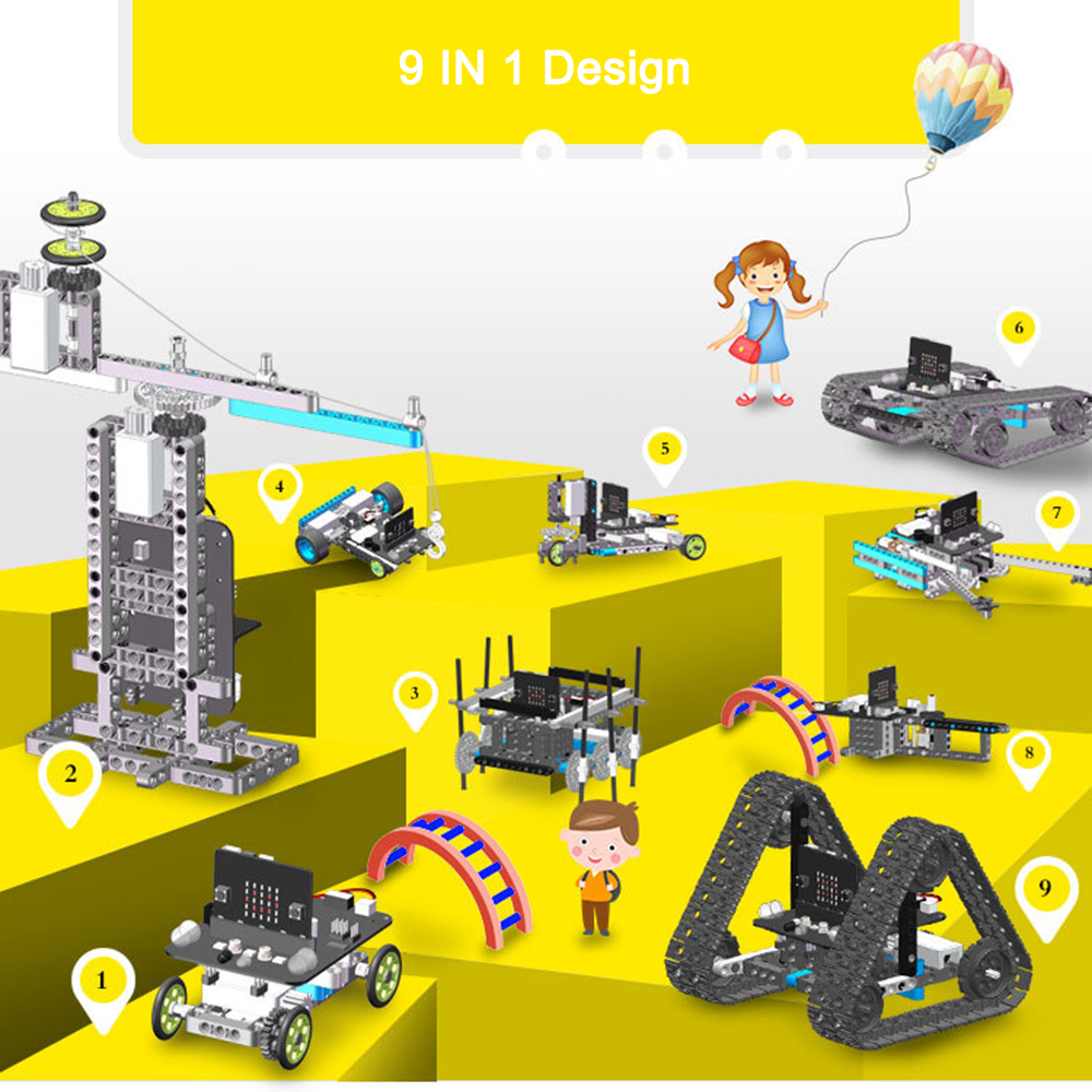 YahBoom-Microbit-DIY-9-In-1-Programmable-Block-Building-Tracking-Obstacle-Avoidance-Smart-RC-Robot-K-1481407-4