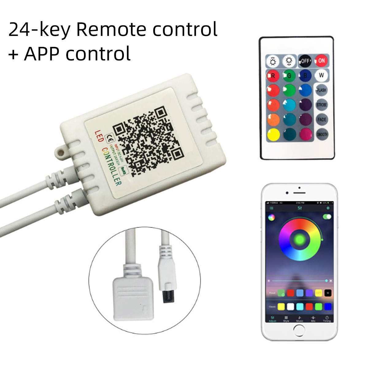 10M15M-3281FT4921FT-2835-bluetooth-APP-LED-Strip-Light-Non-waterproof-RGB-Flexible-Lamp24-Keys-Remot-1742019-7