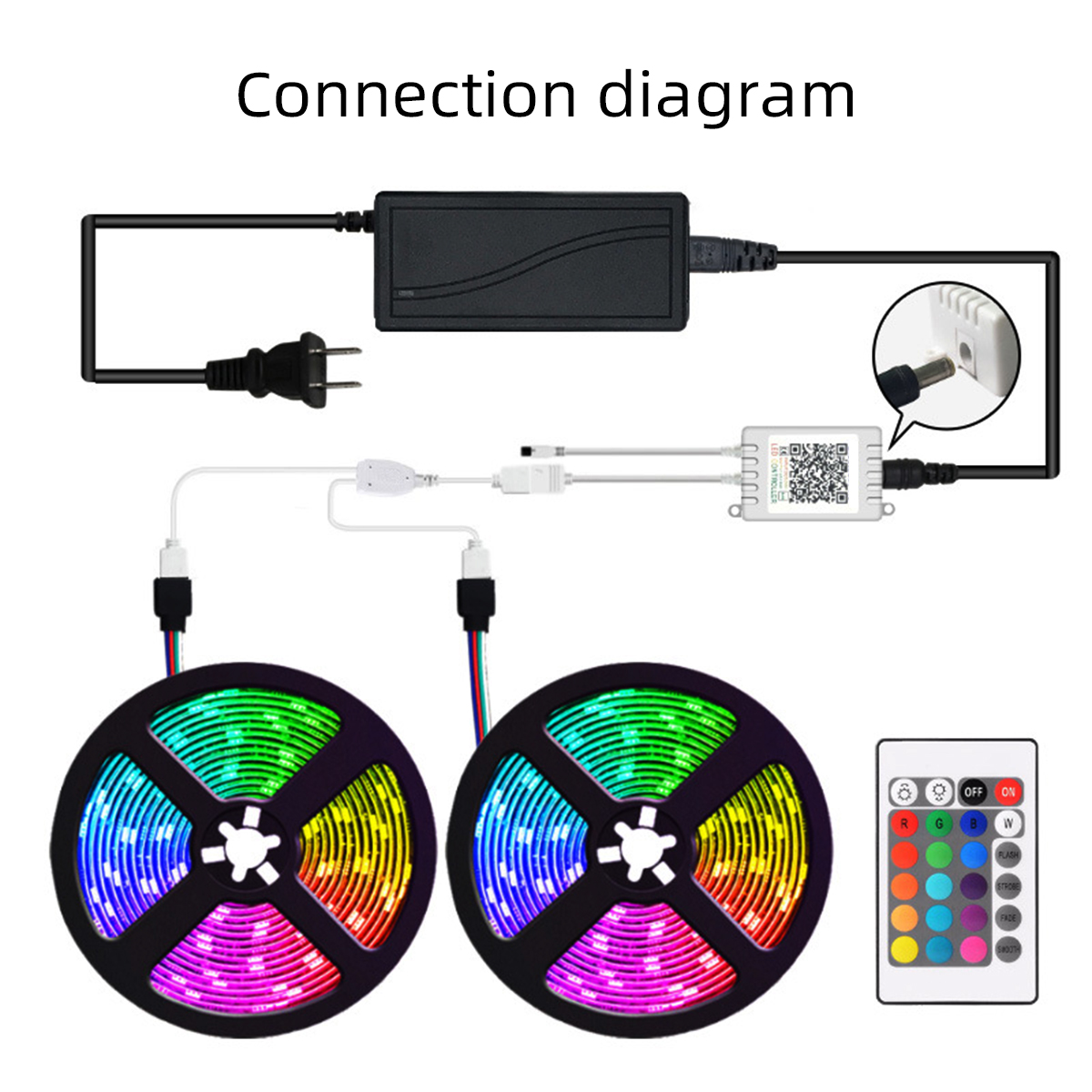 10M15M-3281FT4921FT-2835-bluetooth-APP-LED-Strip-Light-Non-waterproof-RGB-Flexible-Lamp24-Keys-Remot-1742019-8