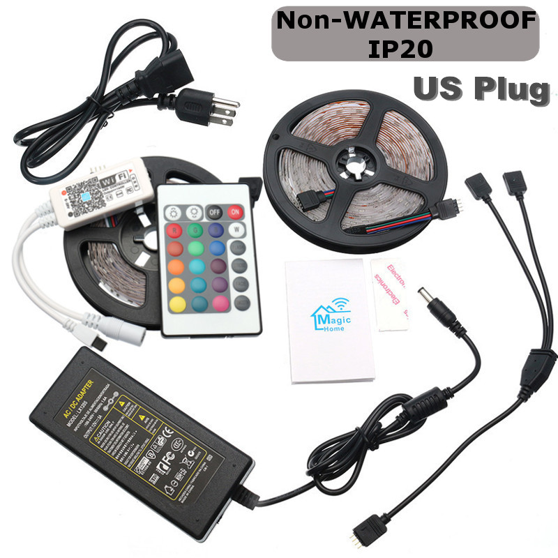 DC12V-25M-Non-waterproof-SMD2835-Smart-WIFI-Alexa-Google-Home-Control-Flexible-RGB-LED-Strip-Light-1280807-3