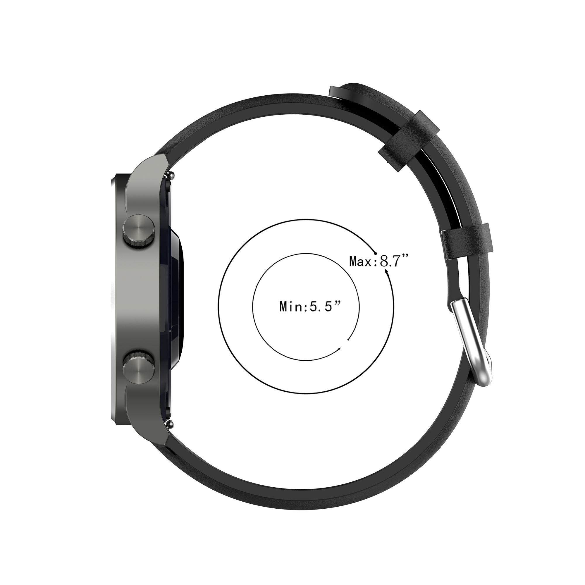 22mm-Universal-Watch-Band-Round-Tail-Leather-Watch-Strap-for-Huawei-Watch-GT2-Pro-Zeblaze-GTS-BW-HL3-1765660-3
