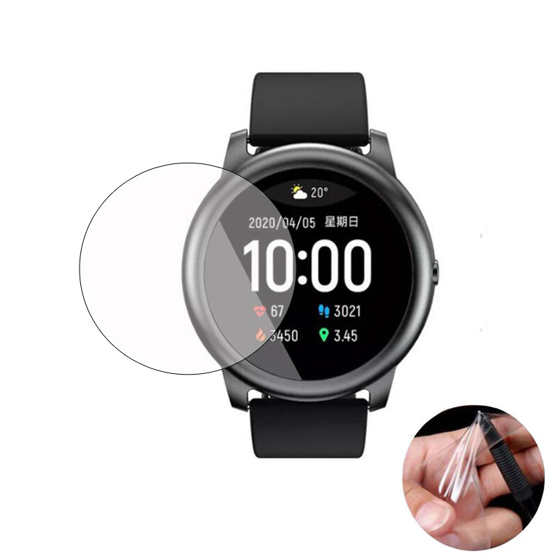 2pcs-Soft-TPU-Film-Watch-Screen-Protector-for-Haylou-Solar-Smart-Watch-1693551-1