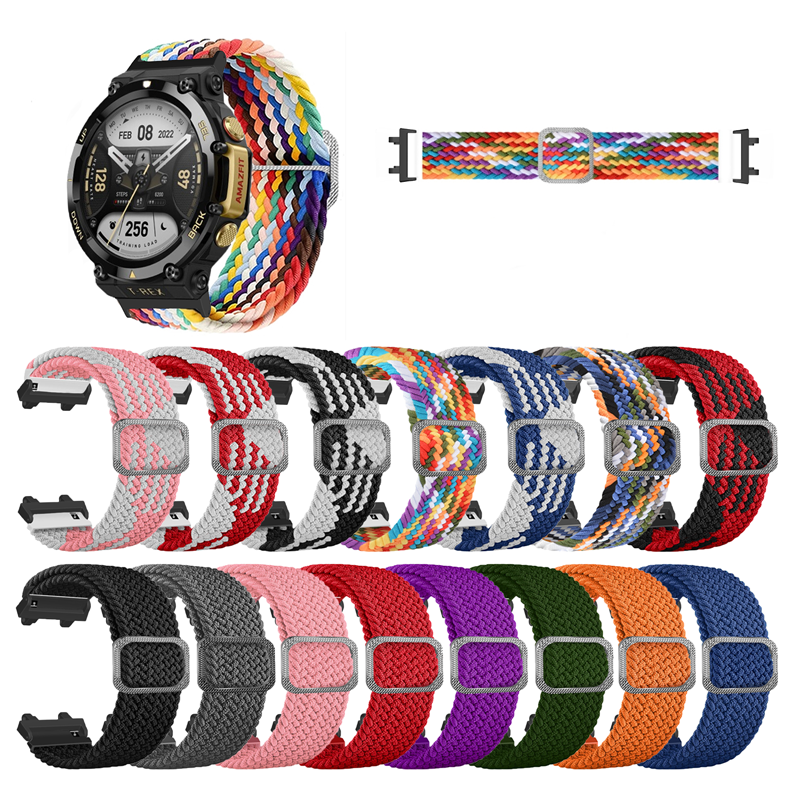 Adjustable-Braided-Elastic-Replacement-Strap-Smart-Watch-Band-for-Amazfit-T-Rex-2-1964941-1