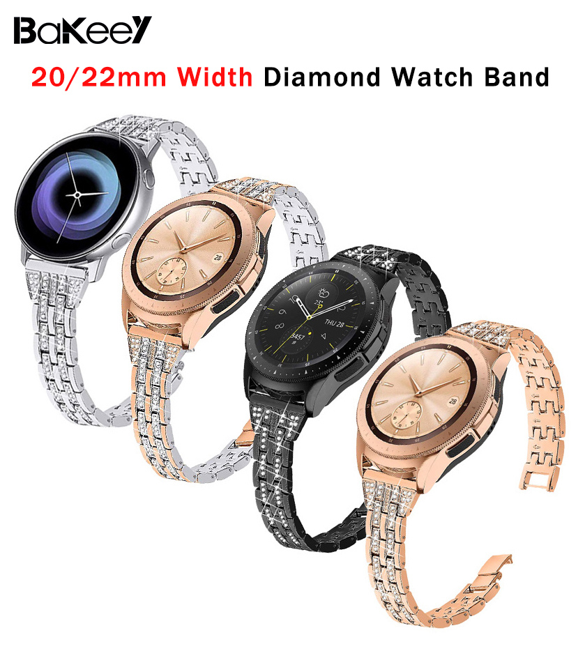 Bakeey-2022mm-Width-Fashion-Luxury-Diamond-Stainless-Steel-Watch-Band-Strap-Replacement-for-Samsung--1737665-1