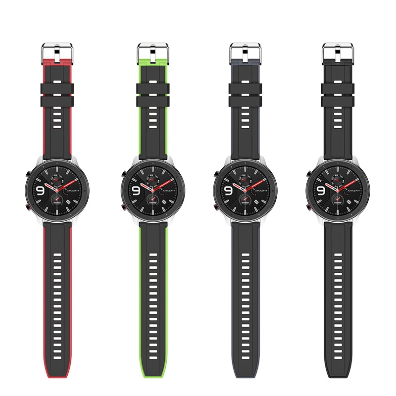 Bakeey-22MM-Silicone-Smart-Watch-Band-Replacement-For-Amazfit-GTR-47MM-Stratos-22S-1631113-1