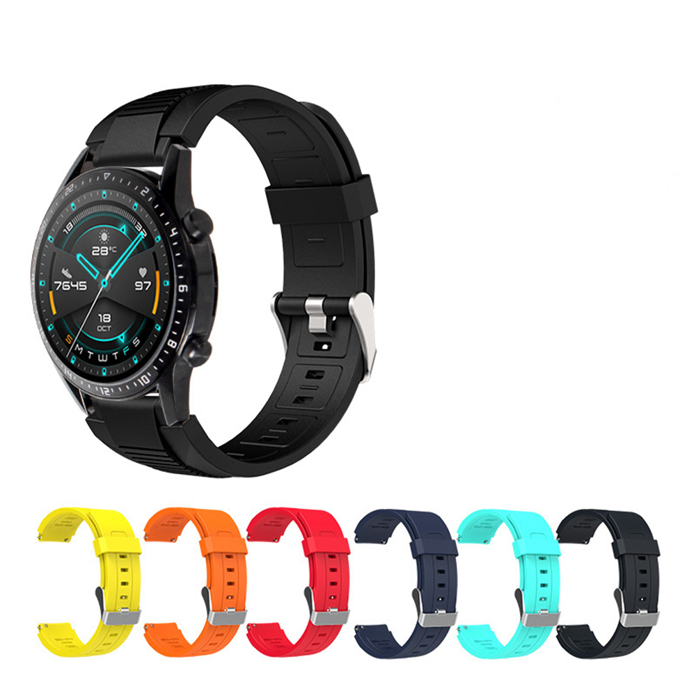 Bakeey-22mm-Colorful-Silicone-Watch-Band-for-Amazfit-GTR-47mm-Huawei-Watch-GT-2-Smart-Watch-1582230-1