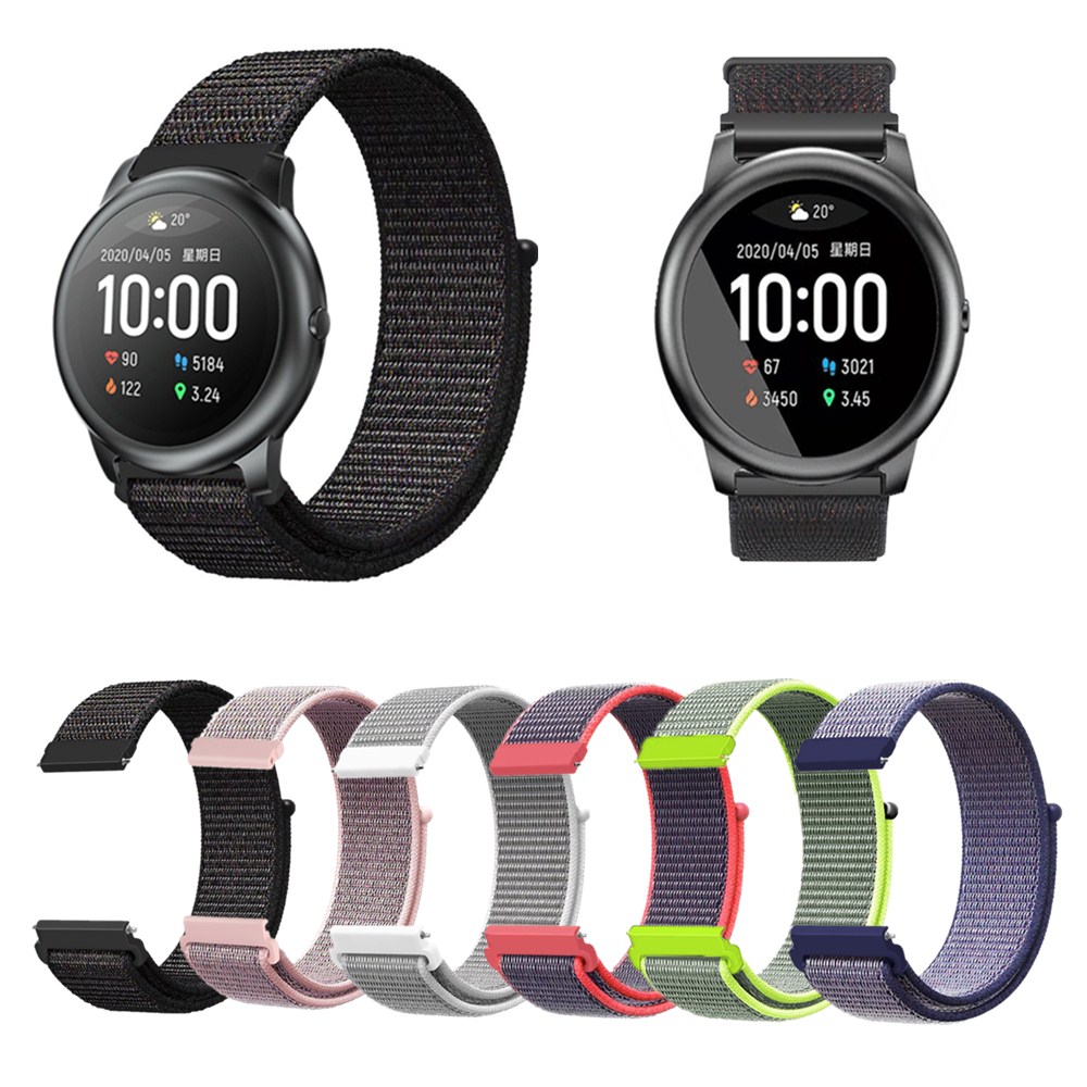 Bakeey-22mm-Nylon-Canvas-Smart-Watch-Band-Replacement-Strap-For-Xiaomi-Haylou-Solar-Non-original-1705454-1