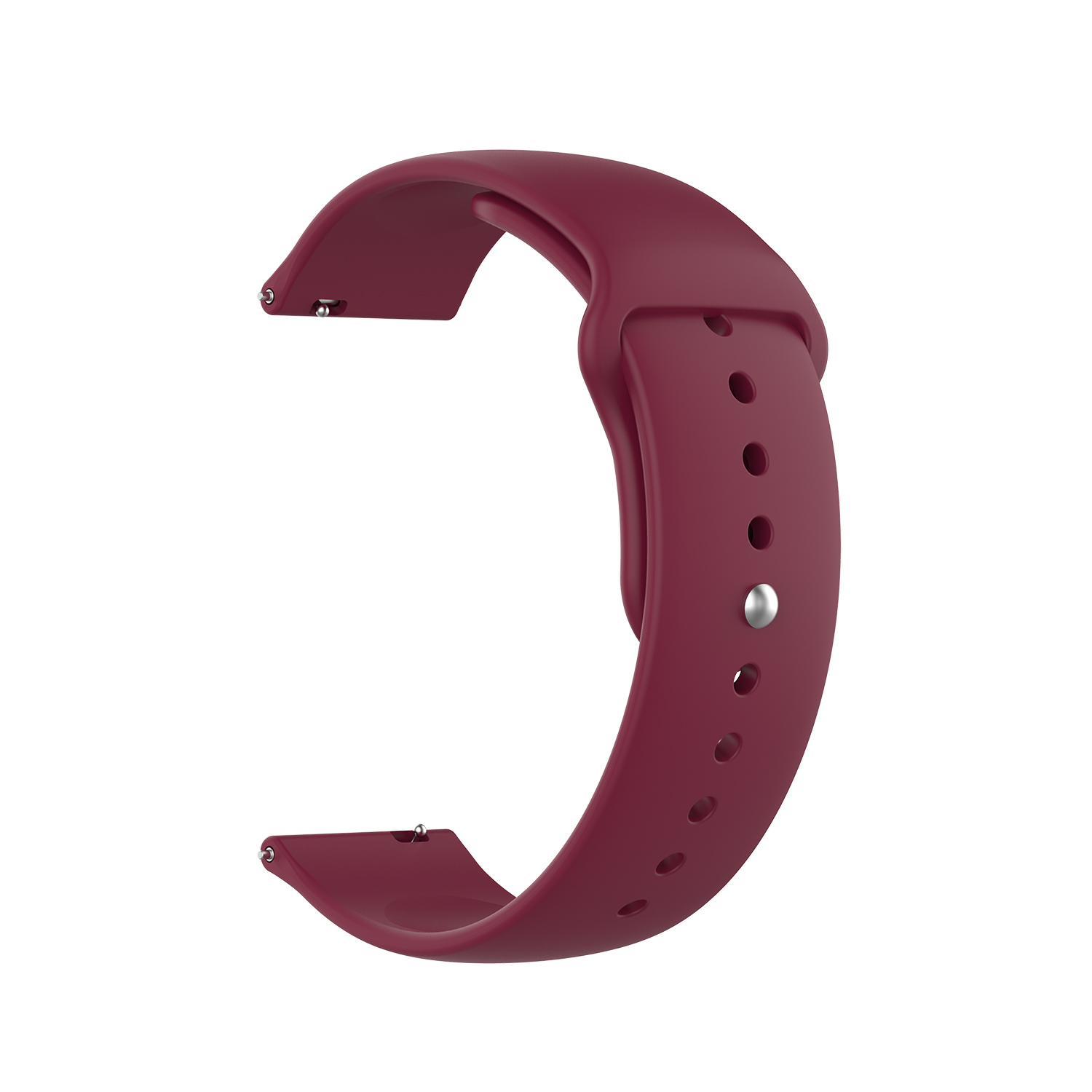 Bakeey-22mm-Solid-Color-SLR-Buckle-Silicone-Replacement-Strap-Smart-Watch-Band-For-Samsung-Galaxy-Wa-1814092-19