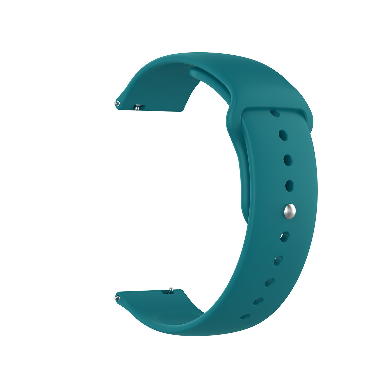 Bakeey-22mm-Solid-Color-SLR-Buckle-Silicone-Replacement-Strap-Smart-Watch-Band-For-Samsung-Galaxy-Wa-1814092-7