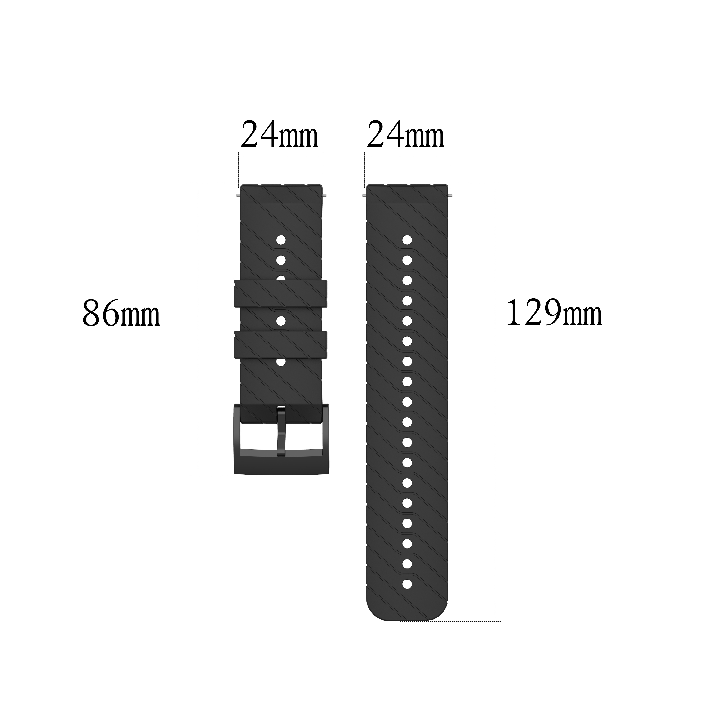 Bakeey-24mm-Twill-Silicone-Replacement-Strap-Smart-Watch-Band-for-Sunnto-9-1751337-3
