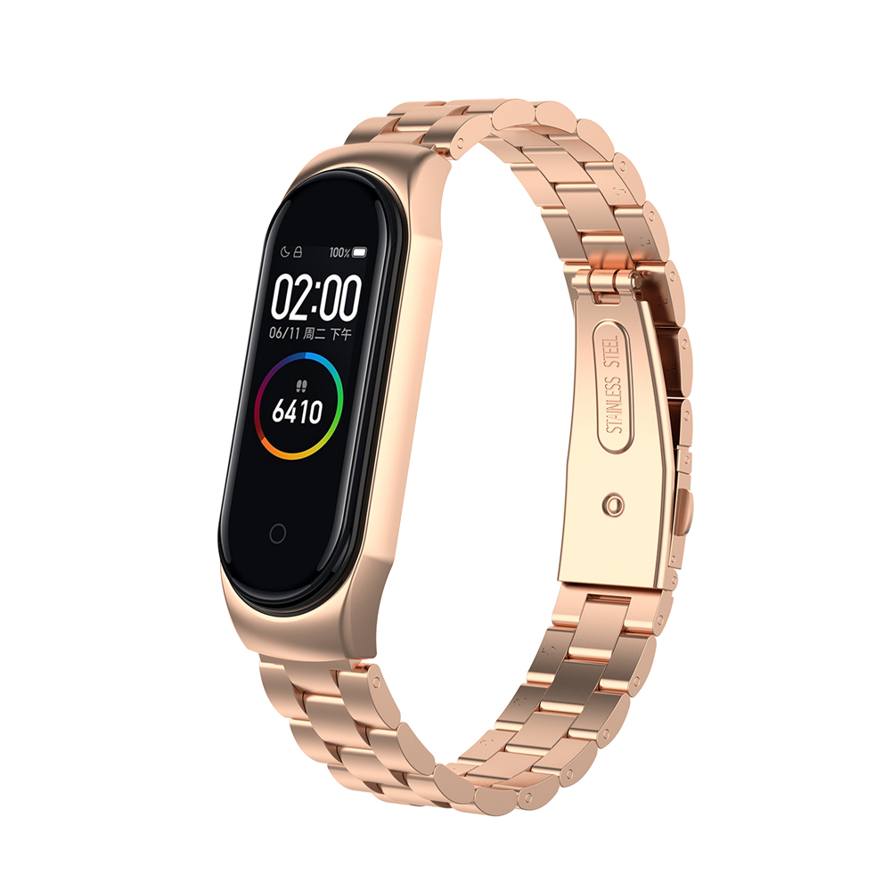 Bakeey-Anti-lost-Design-Chain-Bracelet-Replacement-Watch-Band-for-Xiaomi-Mi-Band-43-Smart-Watch--Non-1527711-11